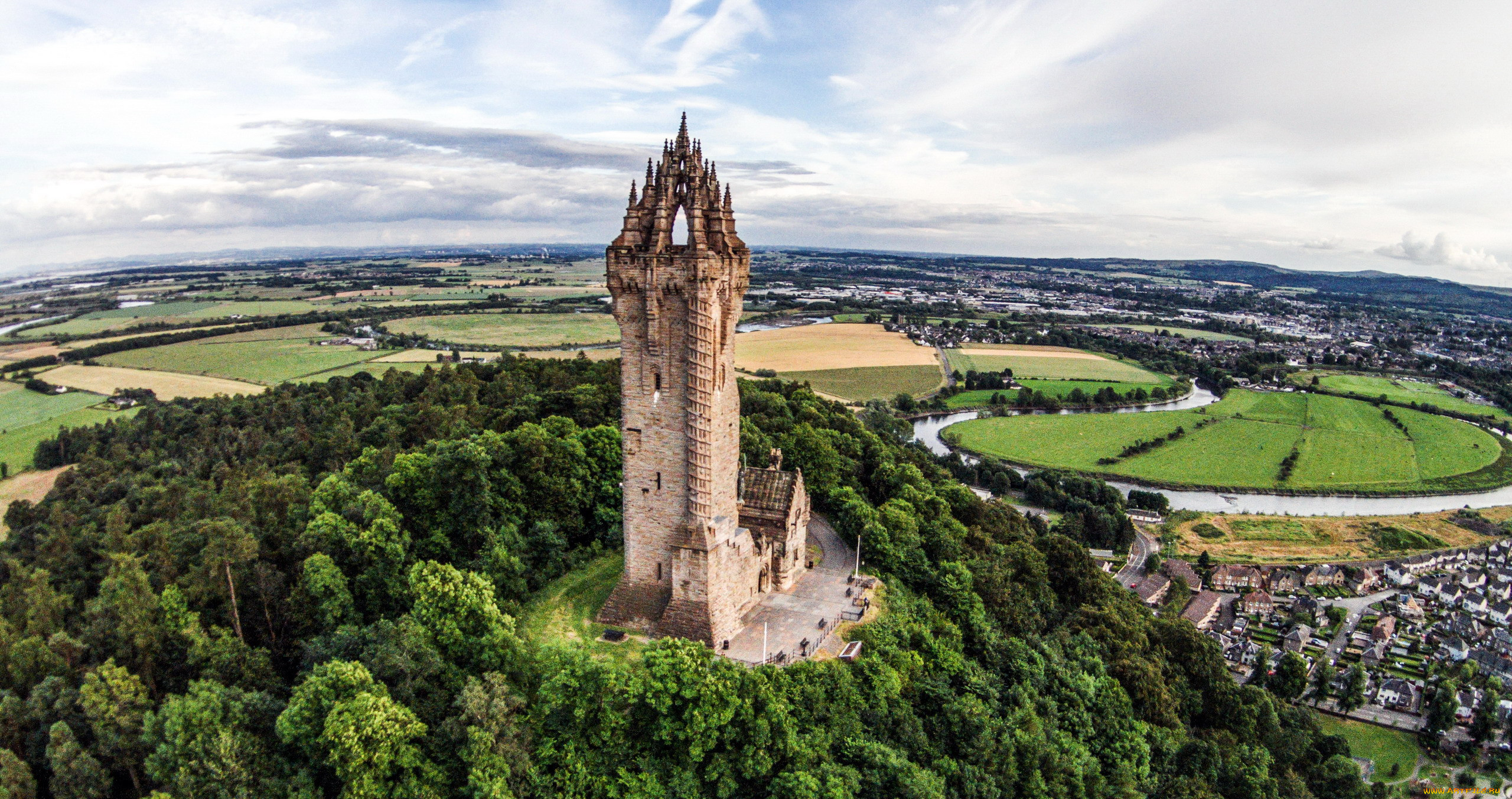 the wallace monument - scotland, , - ,   , the, wallace, monument, -, scotland